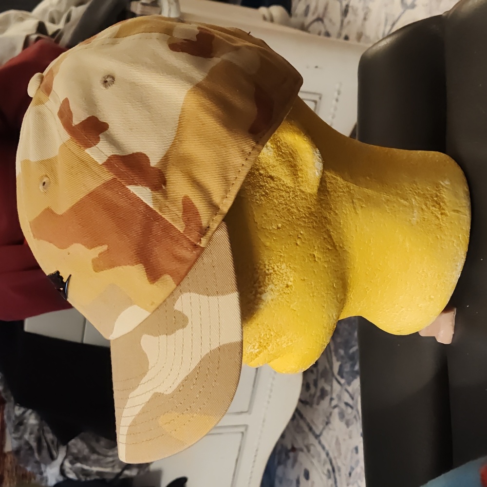Rare Nike Heritage 86 Camo Hat Brown,Tan, Yellow Camo - Picture 2 of 7